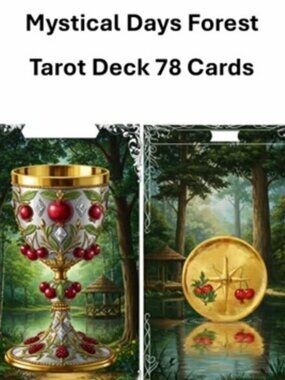 tarot deck 78 cards mystical days forest tarot deck 78 cards